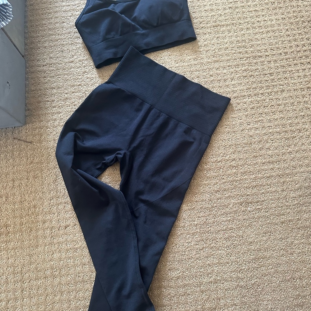 Women's Black Activewear Set